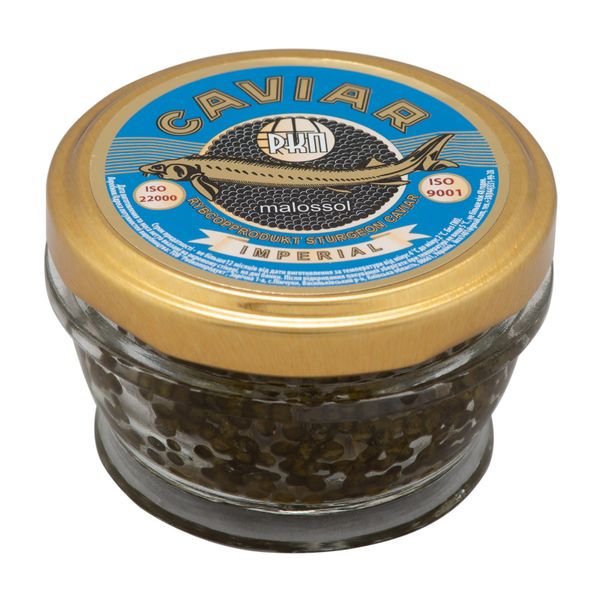 Икра чёрная "Гибрид Белуги" Caviar Premium 100г 101903 фото