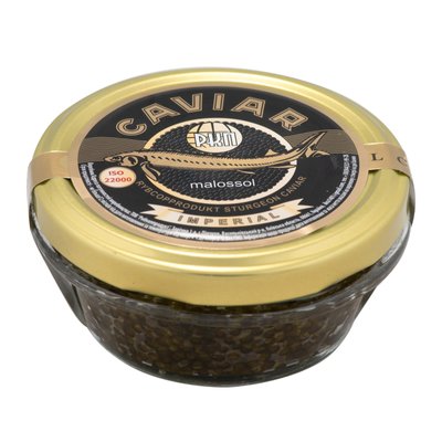 Ікра чорна "Гібрид Белуги" Caviar Premium 50г 101904 фото
