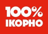 100% Ікорно логотип